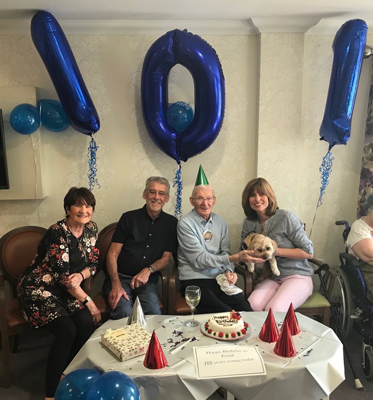 Snowdrop House resident reveals the secret to long life as he celebrates 101st birthday